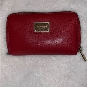 Selling Red Michael Kors wallet